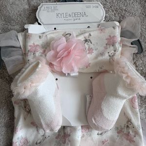 Kylee & Dena - Baby Girl 3pc Set - 3months